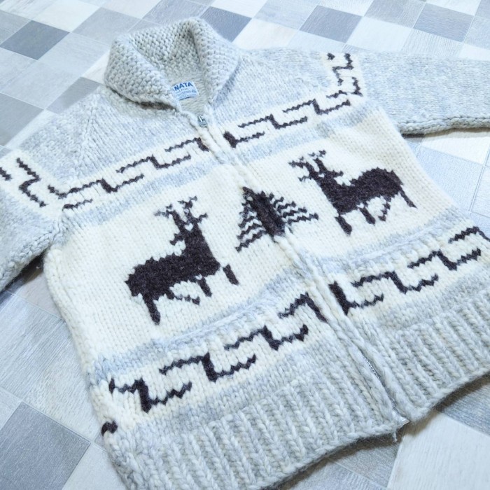 Kanata カナダ製 ウール ノルディック柄 カウチン ニット セーター | Vintage.City 古着屋、古着コーデ情報を発信