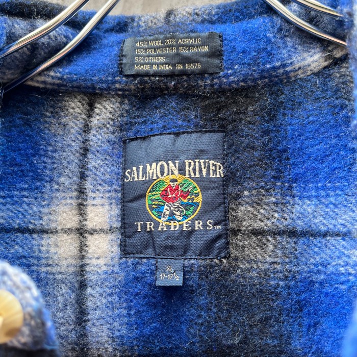 "SalmonRiverTraders" ombrecheck wool hal | Vintage.City 古着屋、古着コーデ情報を発信