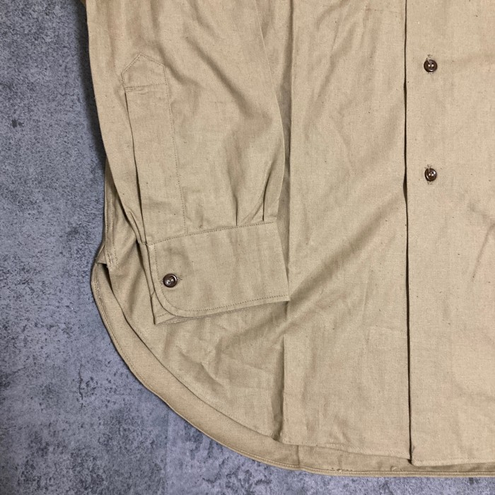 【イレギュラー】50s フランス軍 M47 チノシャツ ラウンドカット NOS | Vintage.City 빈티지숍, 빈티지 코디 정보