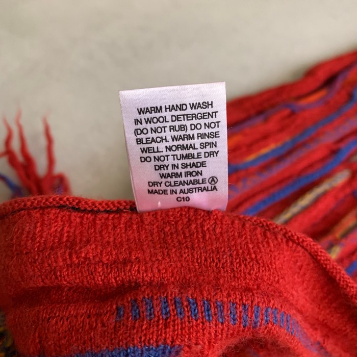 3D Knit Muffler"  MADE IN AUSTRALIA | Vintage.City 빈티지숍, 빈티지 코디 정보
