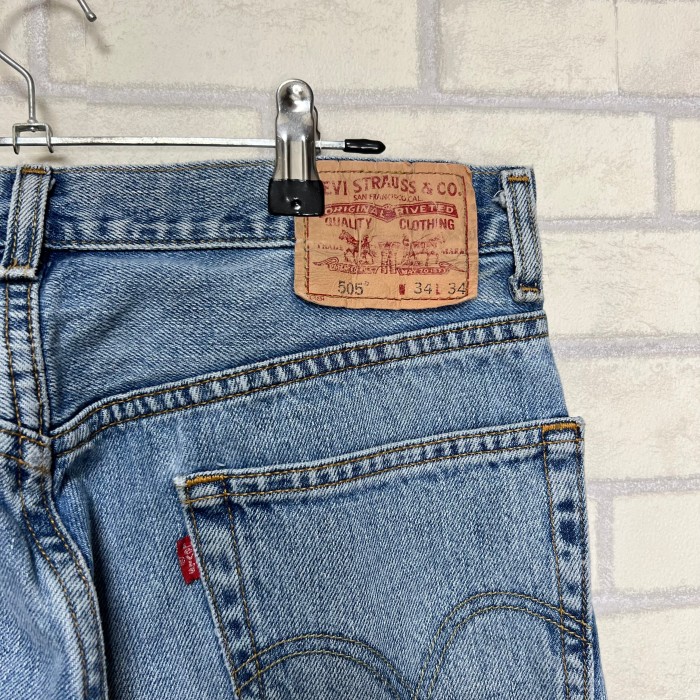 【W34×L34】Levi's 505   デニムパンツ　革パッチ | Vintage.City 古着屋、古着コーデ情報を発信