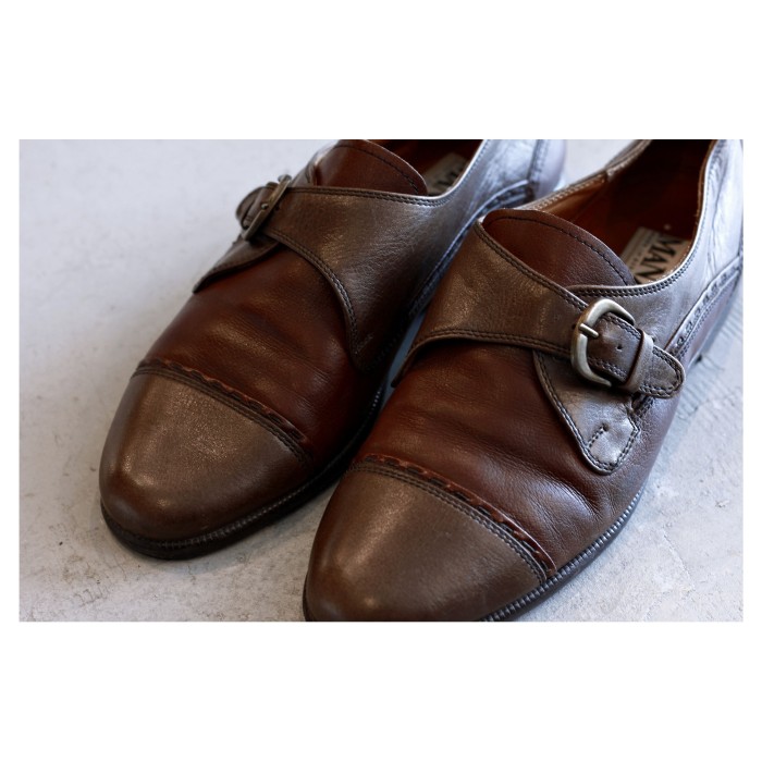 German Vintage Belt Leather Shoes | Vintage.City 古着屋、古着コーデ情報を発信