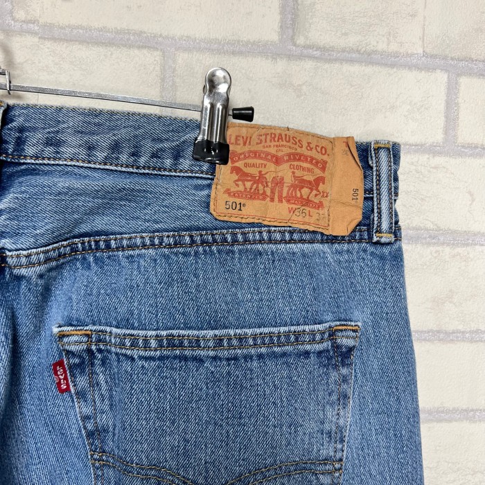 【W35×L32】Levi's  501   デニムパンツ　革パッチ | Vintage.City 古着屋、古着コーデ情報を発信