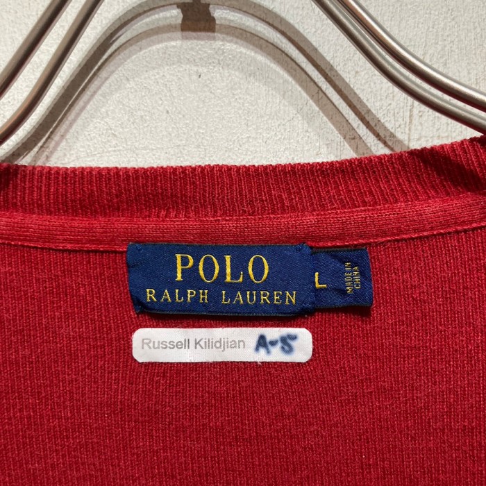 “Ralph Lauren” One Point Cotton Knit | Vintage.City 빈티지숍, 빈티지 코디 정보