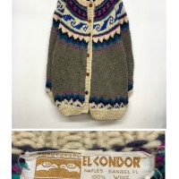 ”ELCINDOR” ECUADOR Knit Jacket | Vintage.City ヴィンテージ 古着