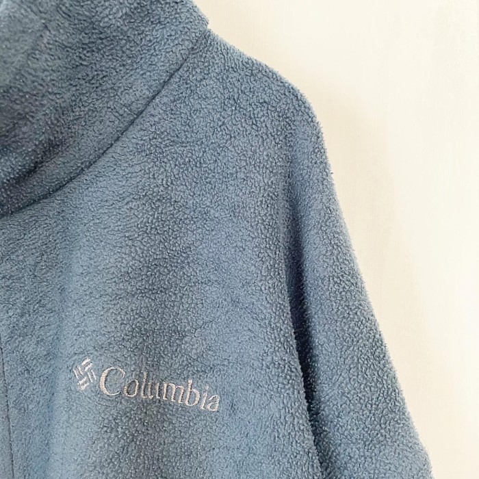 古着　Columbia フルジップフリースジャケット　ワンポイント刺繍 | Vintage.City 古着屋、古着コーデ情報を発信