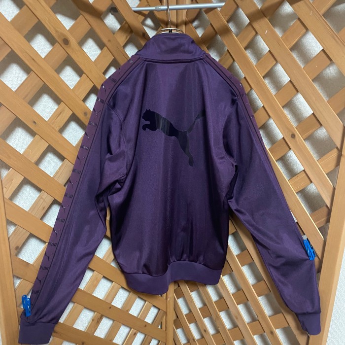 PUMA プーマ　紫　パープル　ダークカラー　トラックジャケット　古着 | Vintage.City 빈티지숍, 빈티지 코디 정보