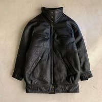 leather blouson"  sheep leather | Vintage.City ヴィンテージ 古着