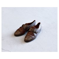German Vintage Belt Leather Shoes | Vintage.City ヴィンテージ 古着
