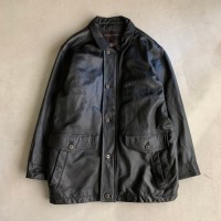 leather half coat"  lamb leather | Vintage.City ヴィンテージ 古着