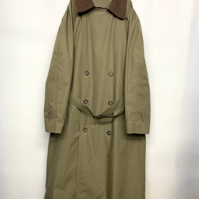 “LONDON FOG” Leather Collar Trench Coat | Vintage.City 古着屋、古着コーデ情報を発信