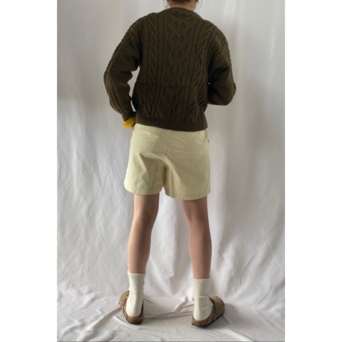 Khaki bottleneck Alan knit | Vintage.City 古着屋、古着コーデ情報を発信