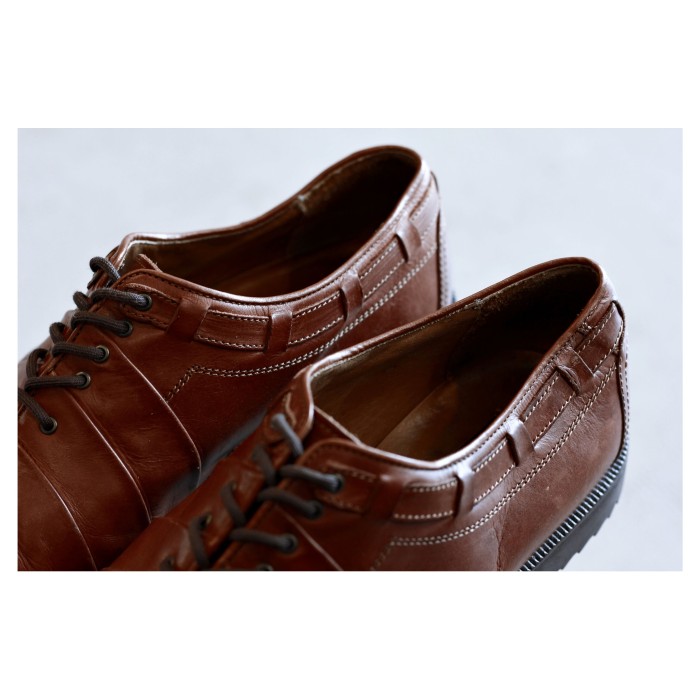 Italian Vintage Design Leather Shoes | Vintage.City 古着屋、古着コーデ情報を発信