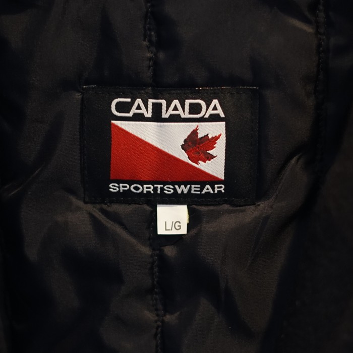 1990s CANADA SPORTS WEAR sleeve leather | Vintage.City 古着屋、古着コーデ情報を発信