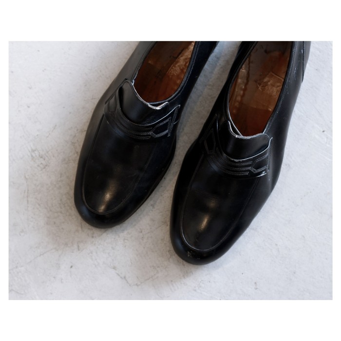 Vintage Black Leather Loafer | Vintage.City Vintage Shops, Vintage Fashion Trends