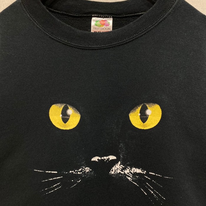 “CAT” Print Sweat Shirt | Vintage.City Vintage Shops, Vintage Fashion Trends