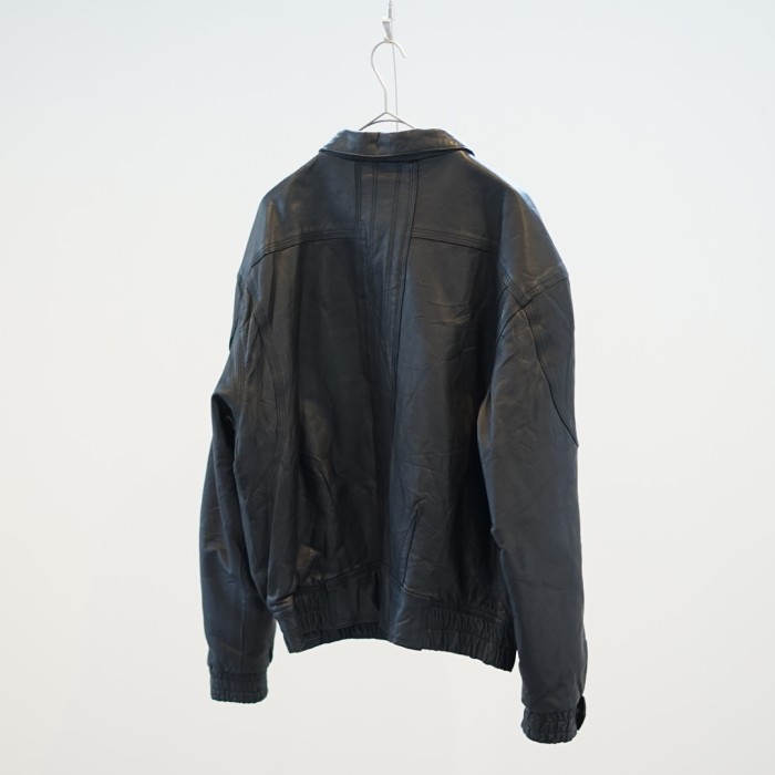short length multi pocket leather jacket | Vintage.City 古着屋、古着コーデ情報を発信