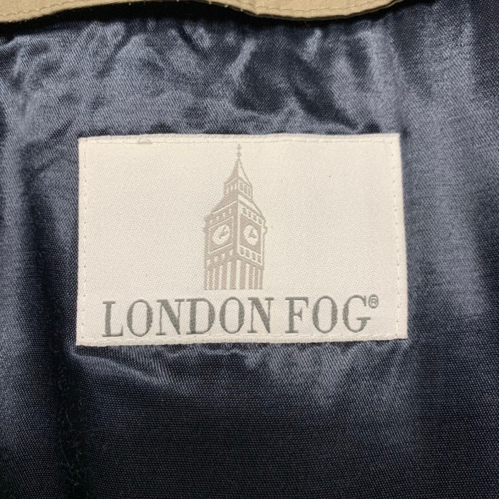 “LONDON FOG” Leather Collar Trench Coat | Vintage.City 古着屋、古着コーデ情報を発信