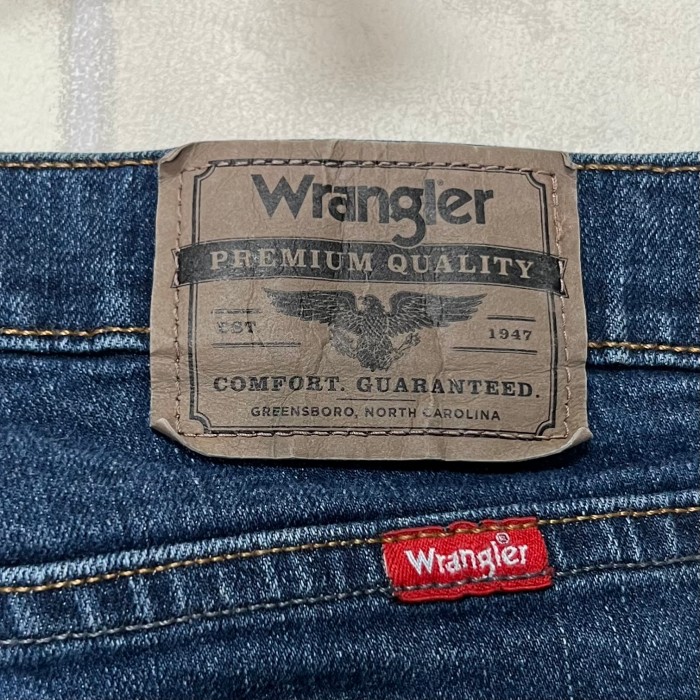 【W32×L30】wrangler   デニムパンツ　革パッチ | Vintage.City 古着屋、古着コーデ情報を発信