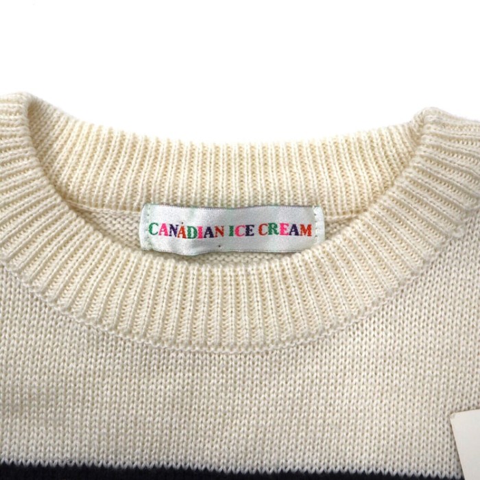 CANADIAN ICE CREAM レトロ ニットセーター 未使用品 | Vintage.City 古着屋、古着コーデ情報を発信