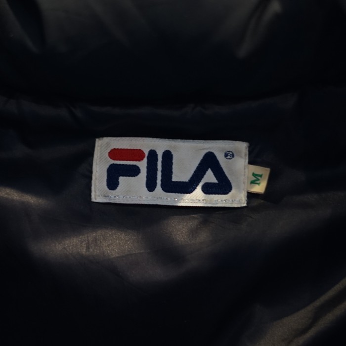 1990s FILA logo embroidery down jacket | Vintage.City 古着屋、古着コーデ情報を発信