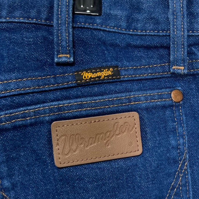 【W34×L30】wrangler   デニムパンツ　革パッチ | Vintage.City 古着屋、古着コーデ情報を発信