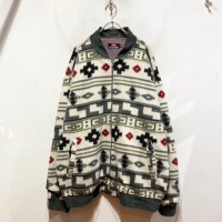 “BROADWAY” Pattern Fleece Jacket | Vintage.City ヴィンテージ 古着