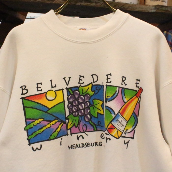 used sweat ＂BELVEDERE Winery＂ | Vintage.City 古着屋、古着コーデ情報を発信