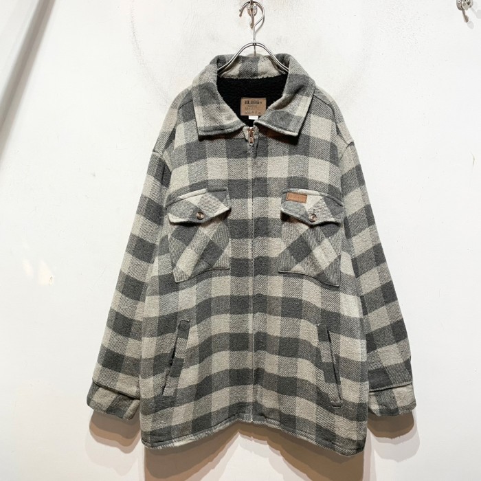 “10,000ft" Boa Lining Plaid Jacket | Vintage.City 古着屋、古着コーデ情報を発信