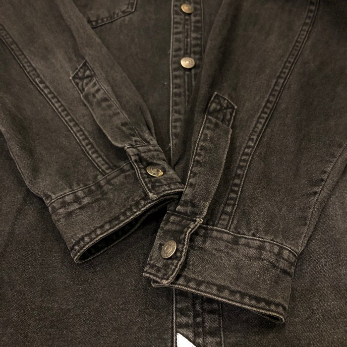 Levis ブラックデニムシャツ | Vintage.City 古着屋、古着コーデ情報を発信