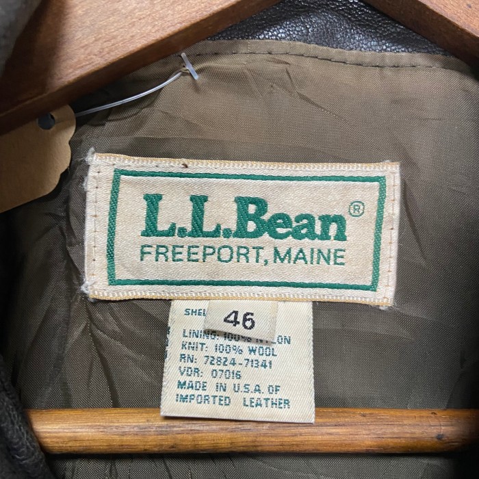 【70's】【Made in USA】L.L.Bean   レザージャケット　L | Vintage.City 빈티지숍, 빈티지 코디 정보