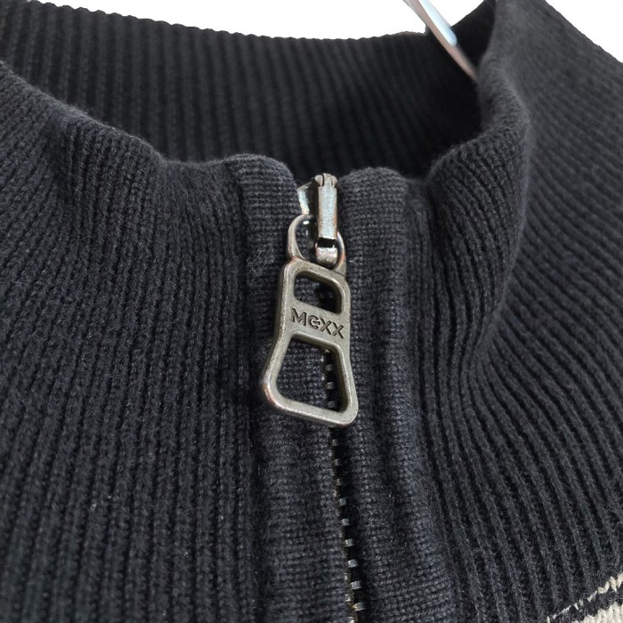 90s zip-up cotton knit design jacket | Vintage.City 빈티지숍, 빈티지 코디 정보