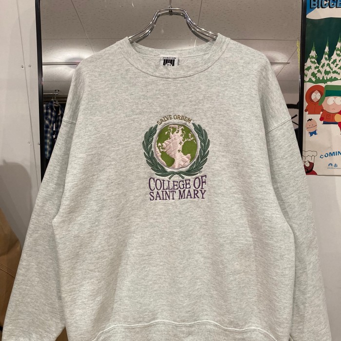 90's カレッジスウェット made in U.S.A (SIZE XL相当) | Vintage.City 古着屋、古着コーデ情報を発信