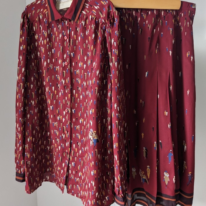 Euro vintage Persons shirt skirt set up | Vintage.City 빈티지숍, 빈티지 코디 정보