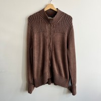 cotton zip-up knit | Vintage.City ヴィンテージ 古着