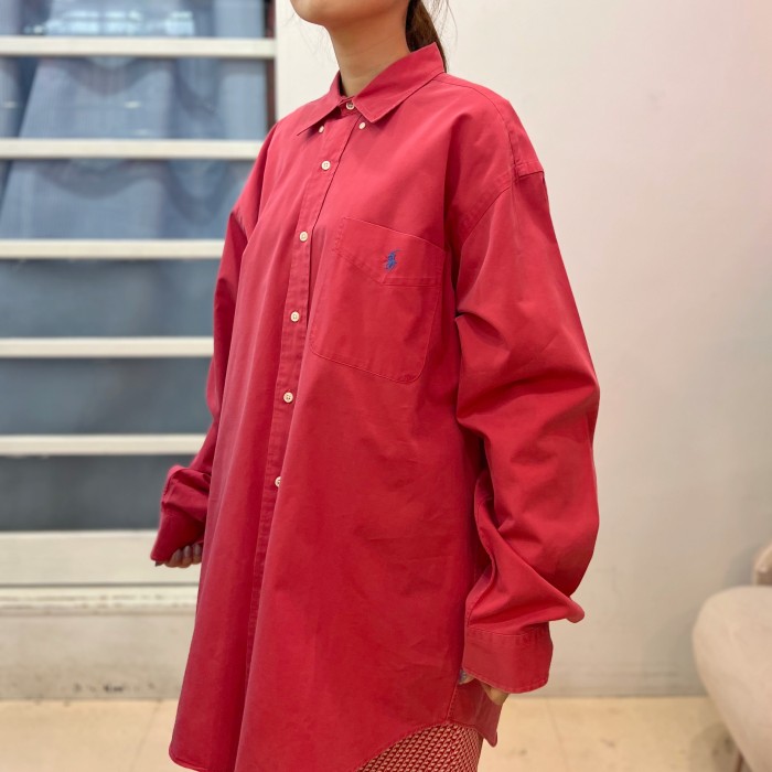 Ralph Lauren Cherry color shirt | Vintage.City 빈티지숍, 빈티지 코디 정보