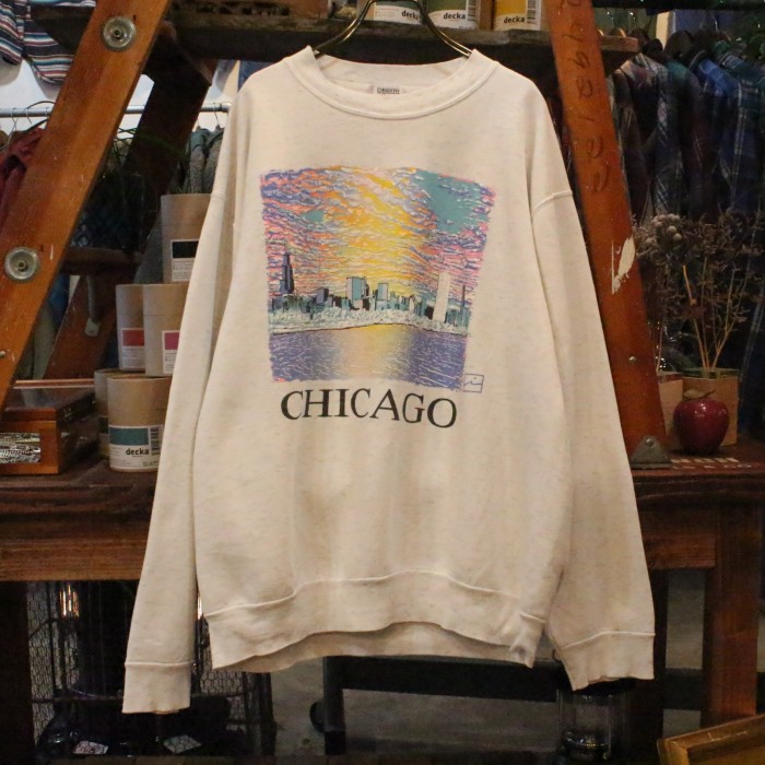 ONEITA used sweat ＂CHICAGO＂made in USA | Vintage.City Vintage Shops, Vintage Fashion Trends
