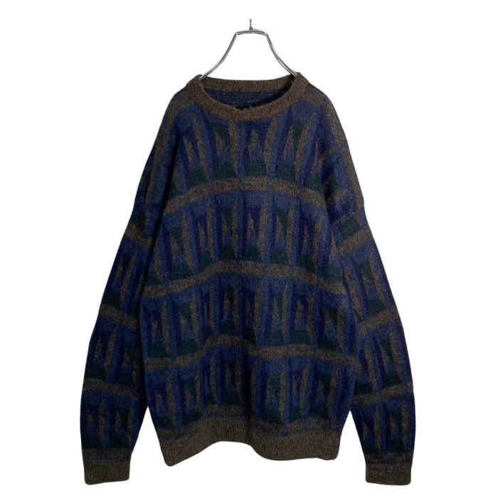 80-90s All pattern design alpaca knit sw | Vintage.City 빈티지숍, 빈티지 코디 정보