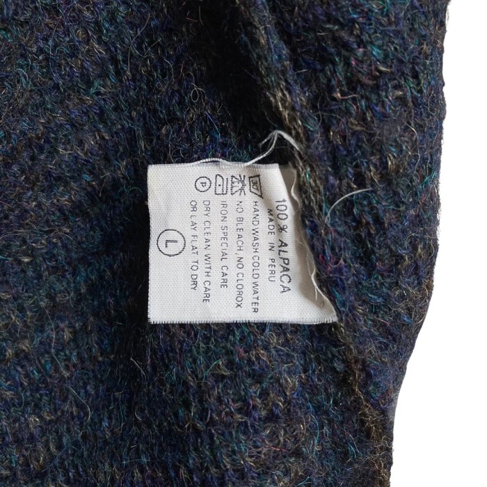 80-90s All pattern design alpaca knit sw | Vintage.City 古着屋、古着コーデ情報を発信