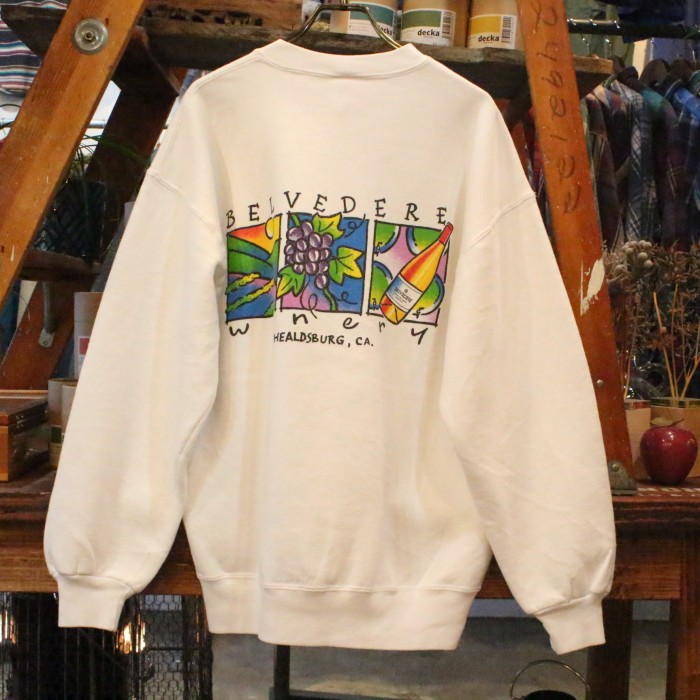 used sweat ＂BELVEDERE Winery＂ | Vintage.City 古着屋、古着コーデ情報を発信