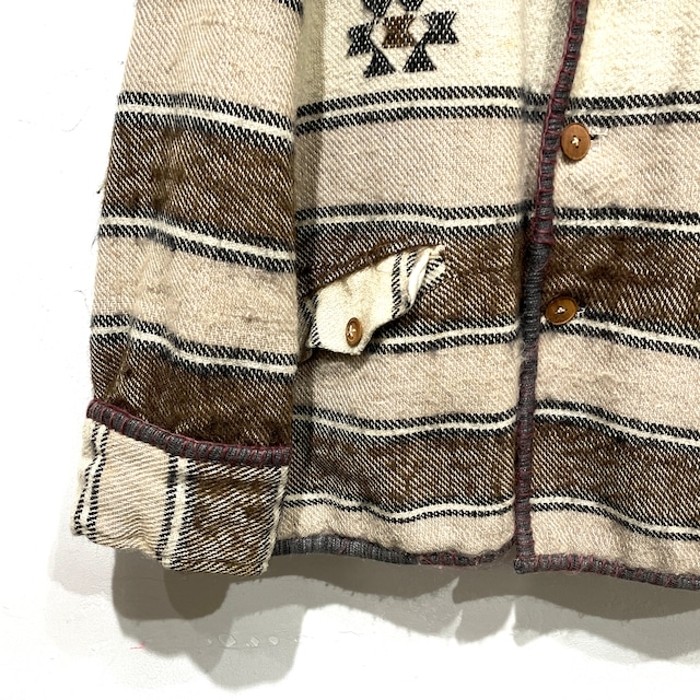 native pattern wool jacket | Vintage.City 古着屋、古着コーデ情報を発信