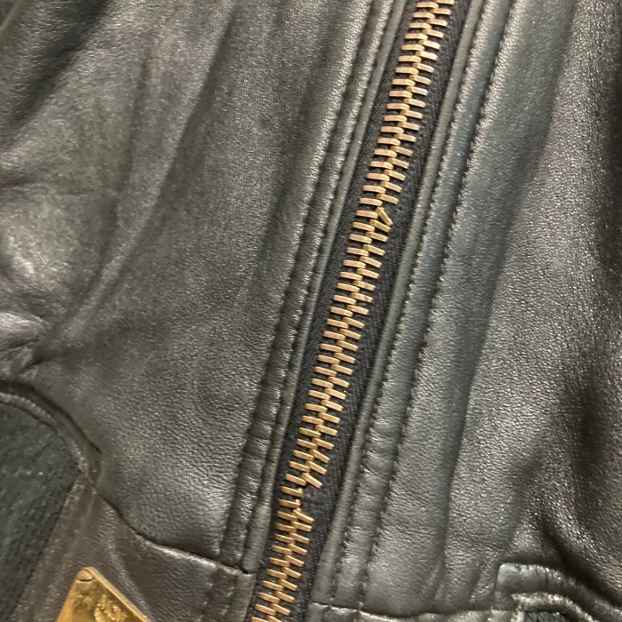90’s vintage MCM leather blouson M | Vintage.City 古着屋、古着コーデ情報を発信
