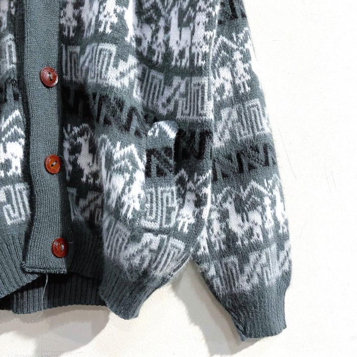 1990's unknown alpaka knit cardigan | Vintage.City 古着屋、古着コーデ情報を発信