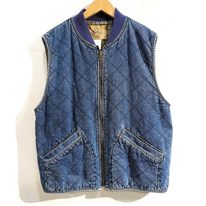 00's〜 ARIZONA JEAN CO padding denim vest | Vintage.City 빈티지숍, 빈티지 코디 정보