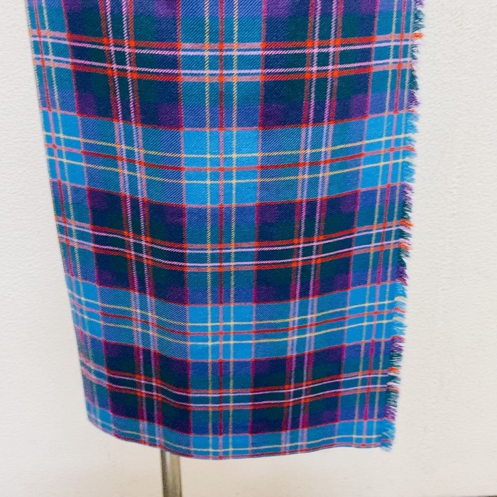 ハイランドホーム　ウールスカート　巻きスカート　スコットランド製　チェック柄 | Vintage.City 古着屋、古着コーデ情報を発信