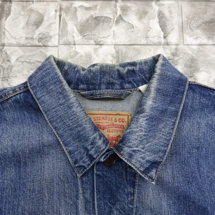 リーバイス デニムジャケット XXL ブルー 70589 胸ポケット シンプル | Vintage.City 古着屋、古着コーデ情報を発信