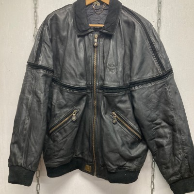 90’s vintage MCM leather blouson M | Vintage.City ヴィンテージ 古着