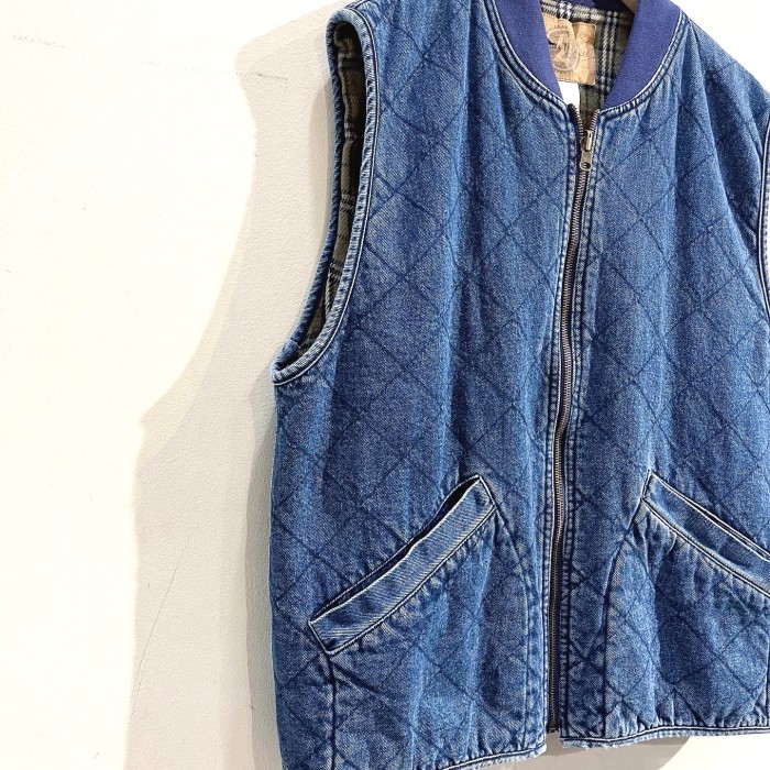 00's〜 ARIZONA JEAN CO padding denim vest | Vintage.City 古着屋、古着コーデ情報を発信