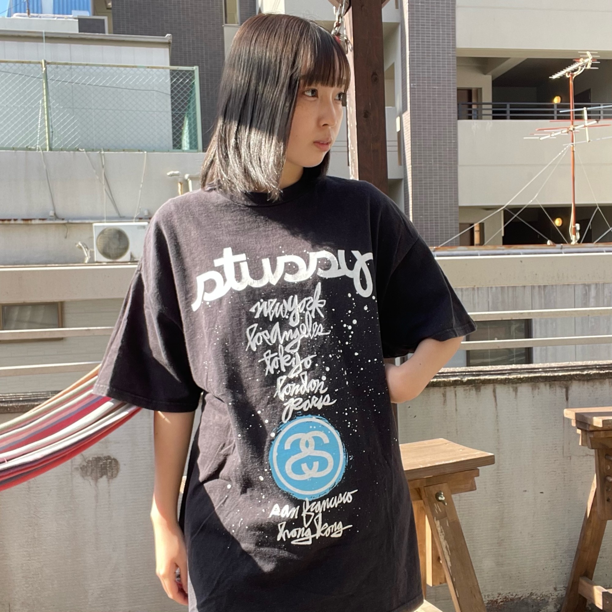 STUSSY 5ゲージニット クロシェットシャツ - agence-immobiliere