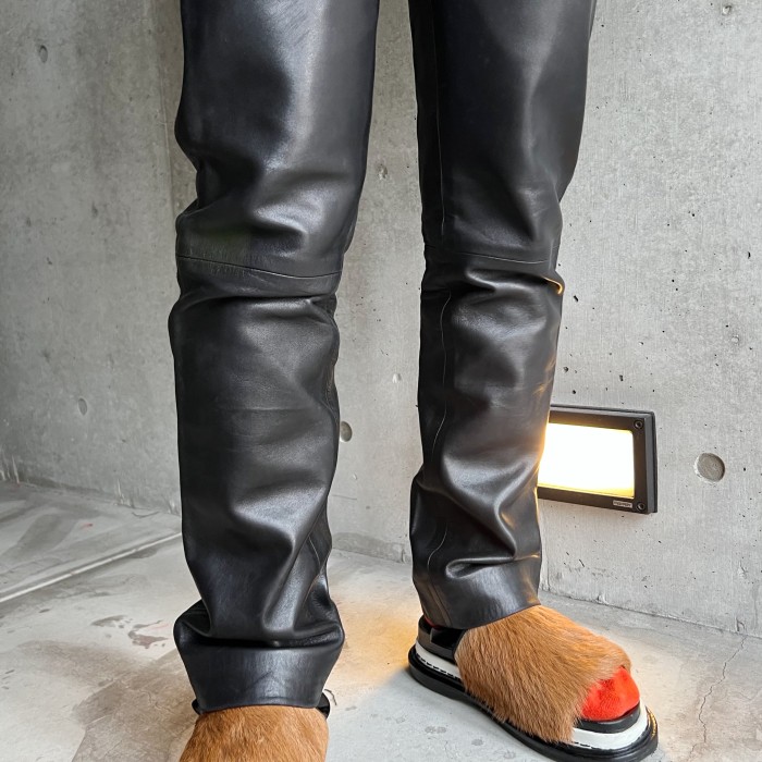 90s agnes b leather pants | Vintage.City 빈티지숍, 빈티지 코디 정보